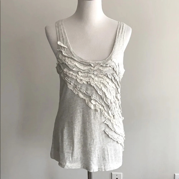 •J Crew• Ruffled Tank, like new💕 - Picture 1 of 8